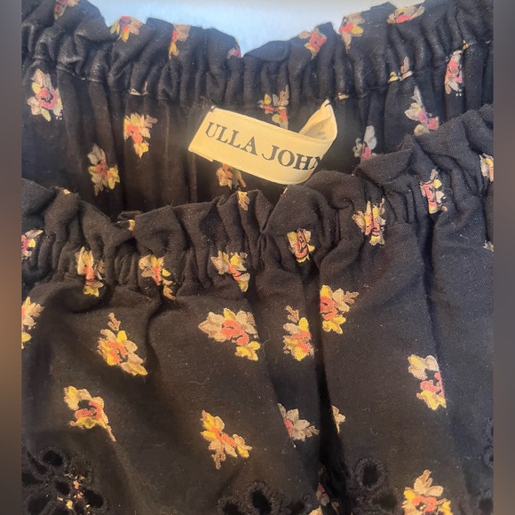 Ulla Johnson Floral Eyelet Off The Shoulder Maxi Dress Size 2 - Picture 7 of 8